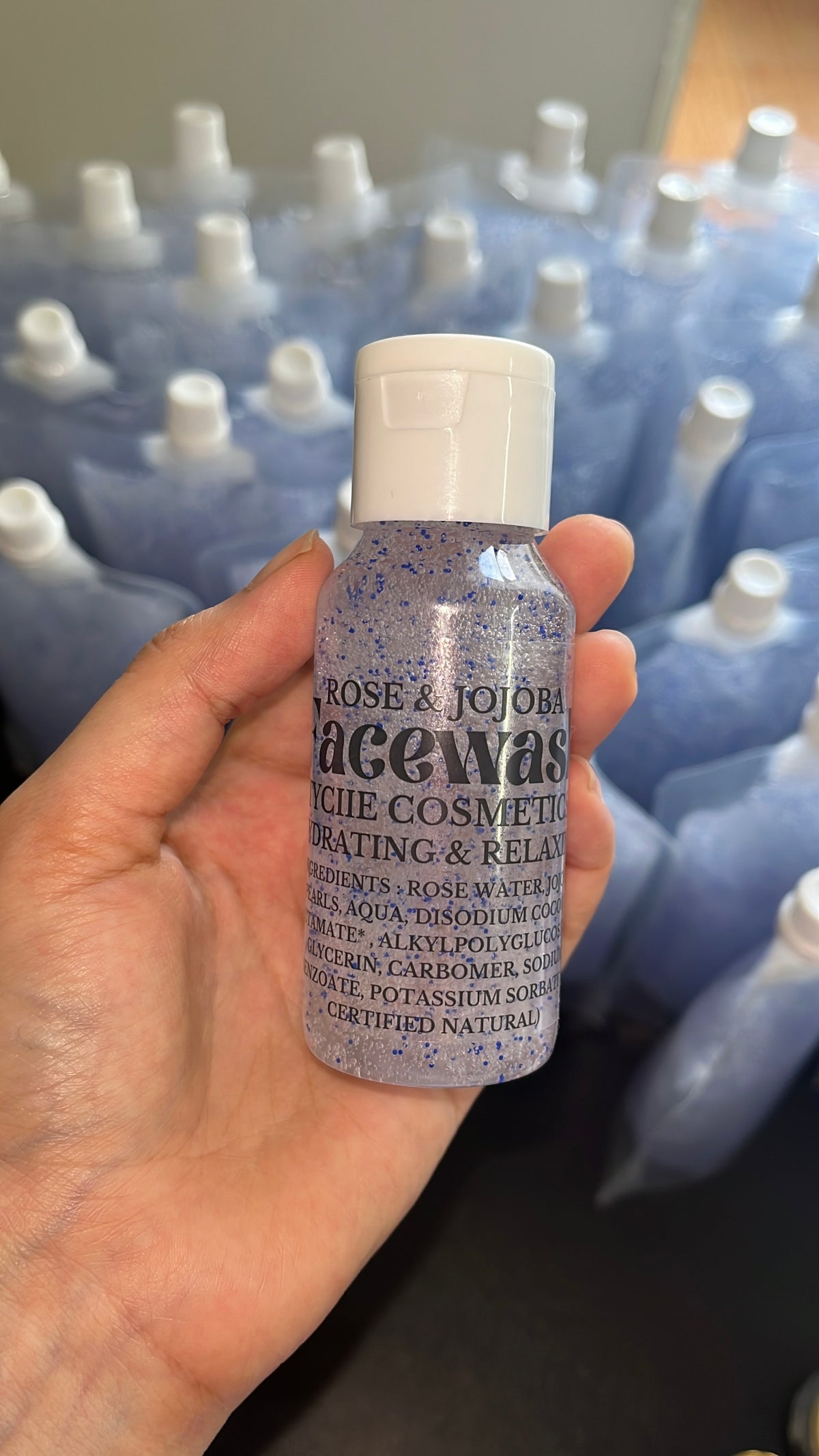 Rose & jojoba face wash 60ml