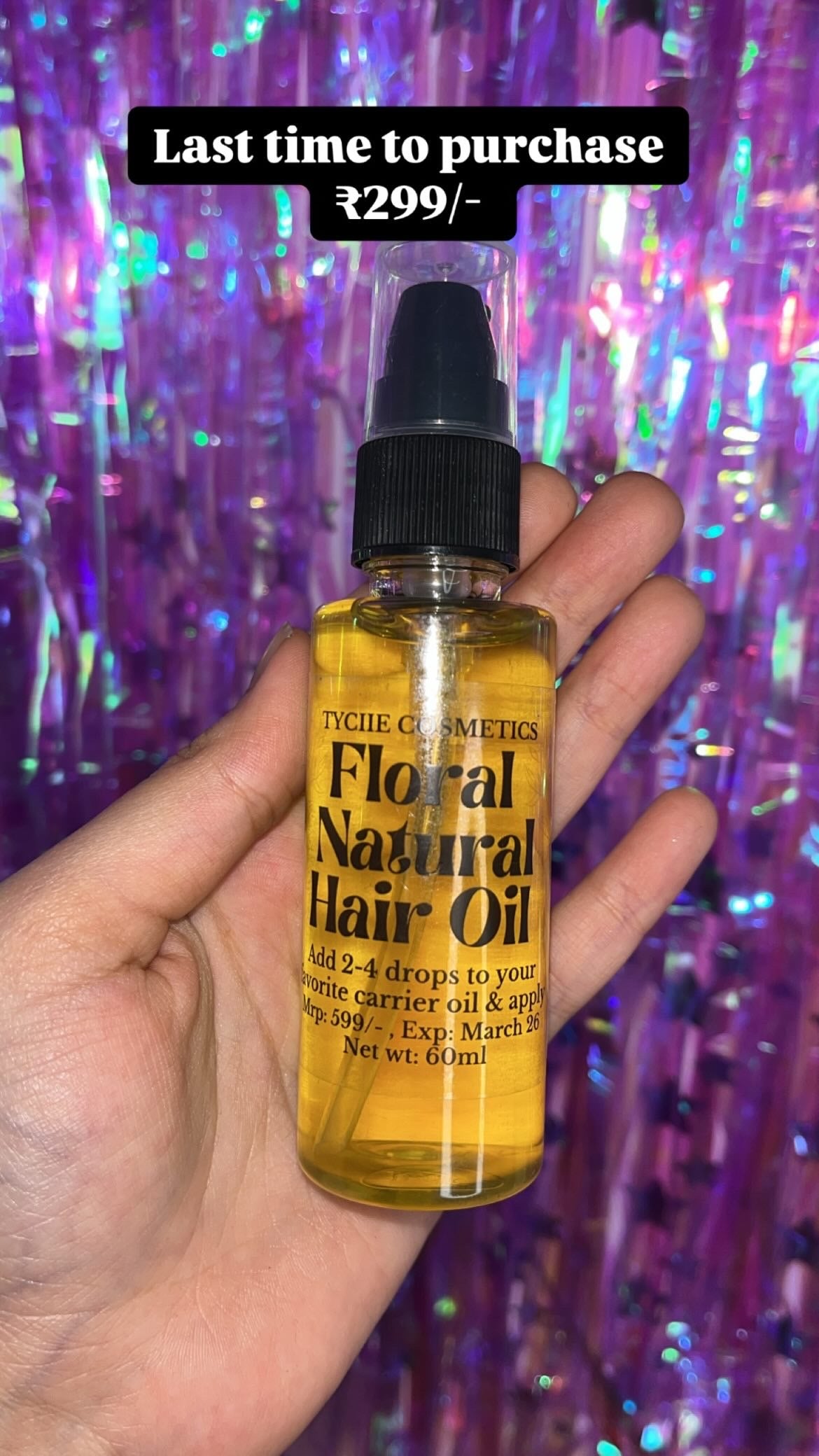 Concentrated Hair Oil 60ml ( BESTSELLER )