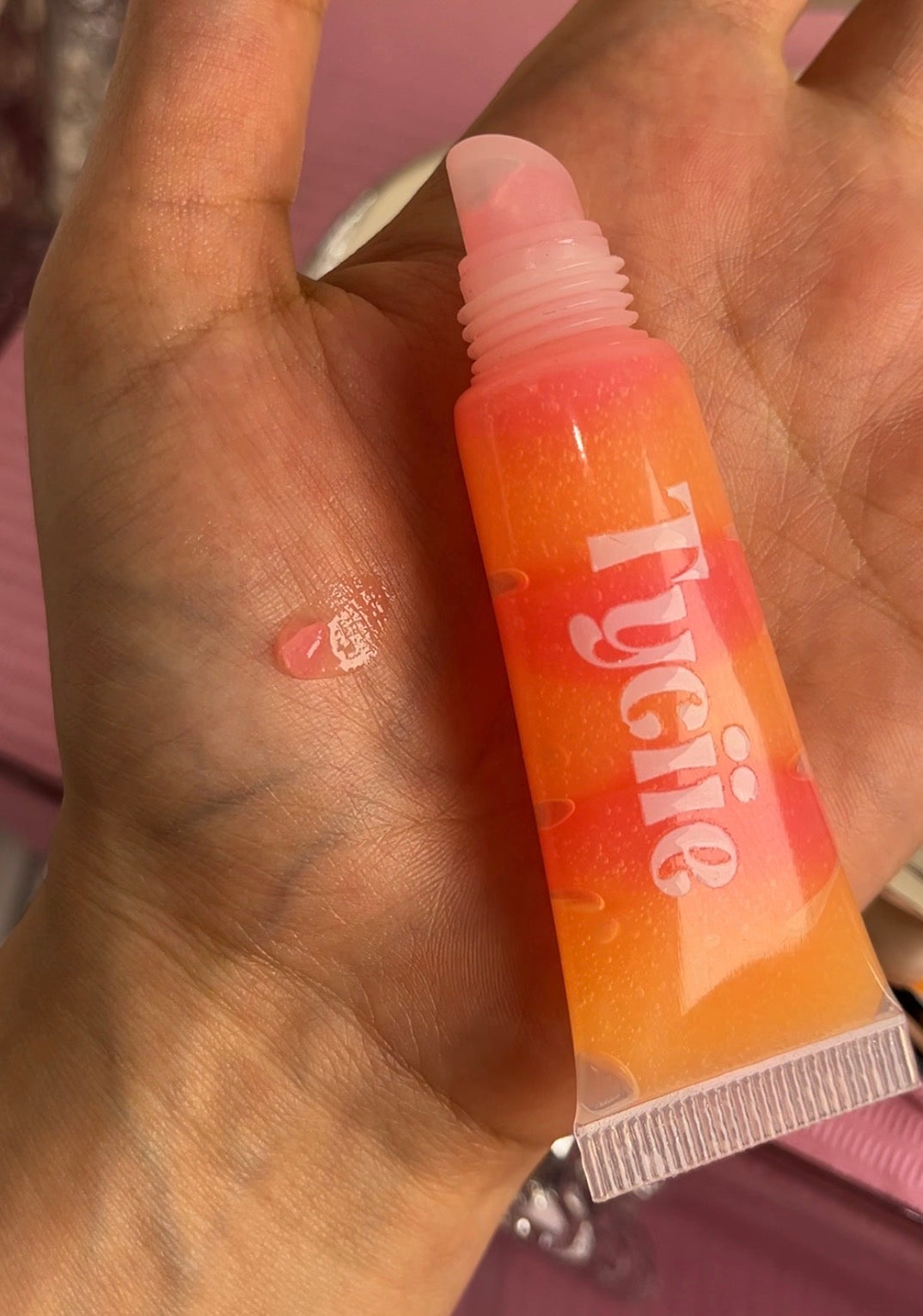Peach π + Strawberry π Hydrating Lip Mask Size 10ml β¨