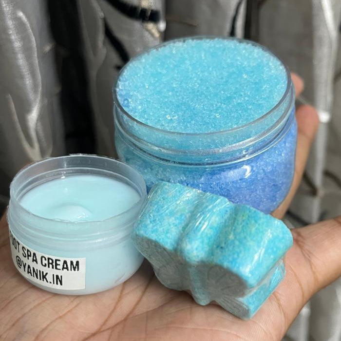 Foot Scrub Combo ( Pedicure Bomb Will be Random colour / Flavor )