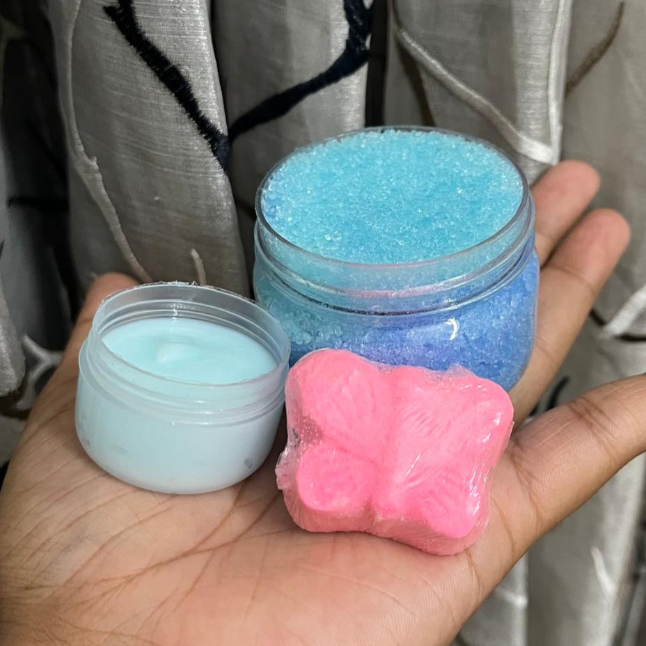 Foot Scrub Combo ( Pedicure Bomb Will be Random colour / Flavor )