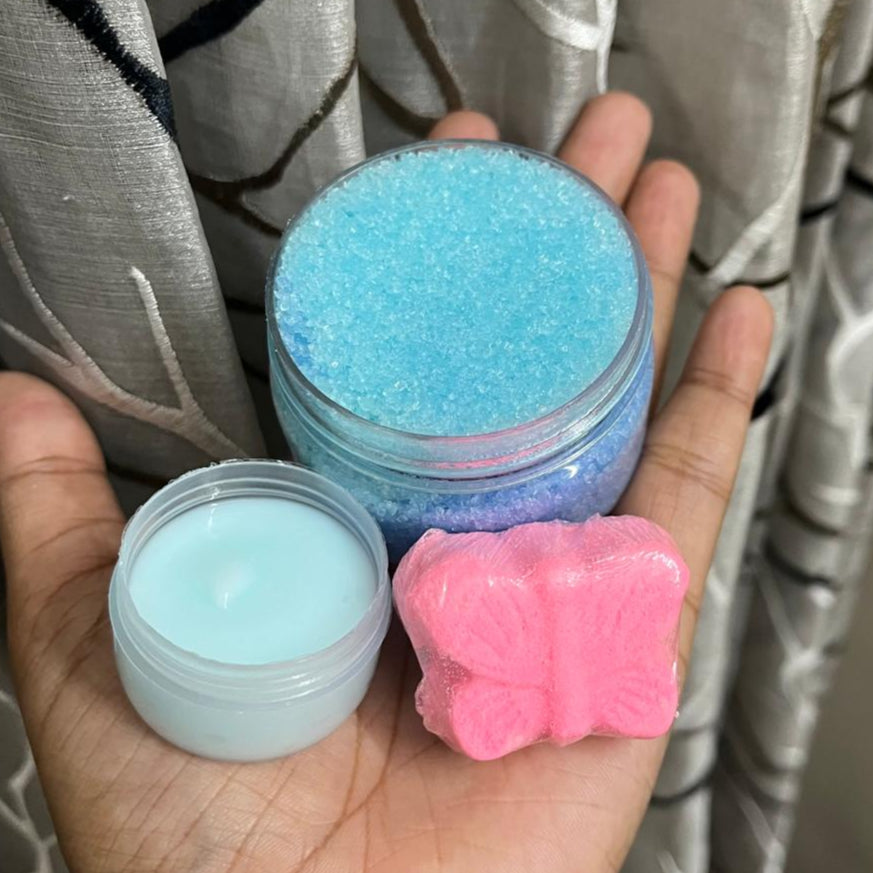 Foot Scrub Combo ( Pedicure Bomb Will be Random colour / Flavor )