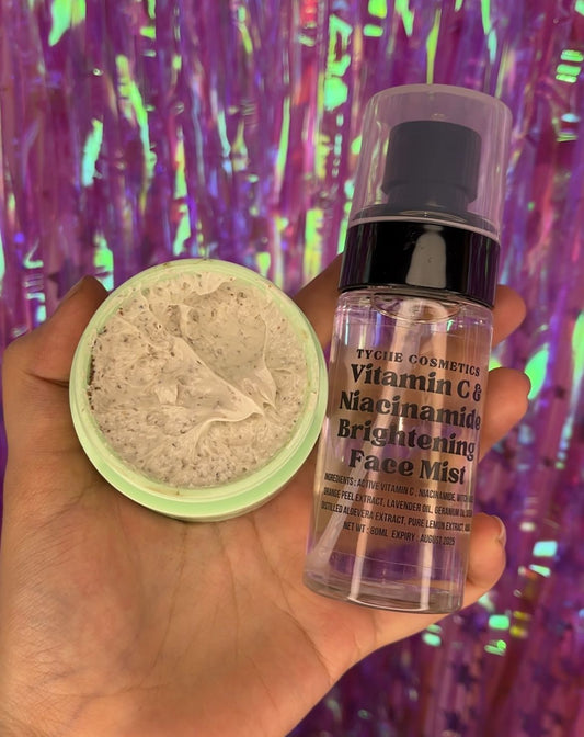 BRIGHTENING Combo - Face Scrub + Vit C face mist
