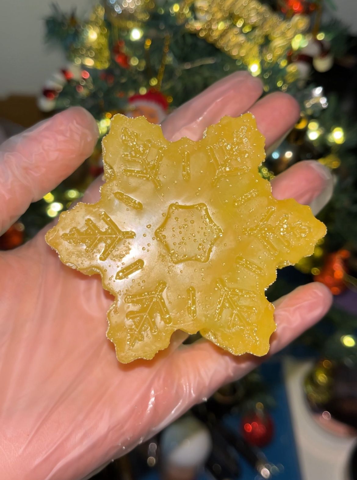 Pineapple Snowflake Soap 100g