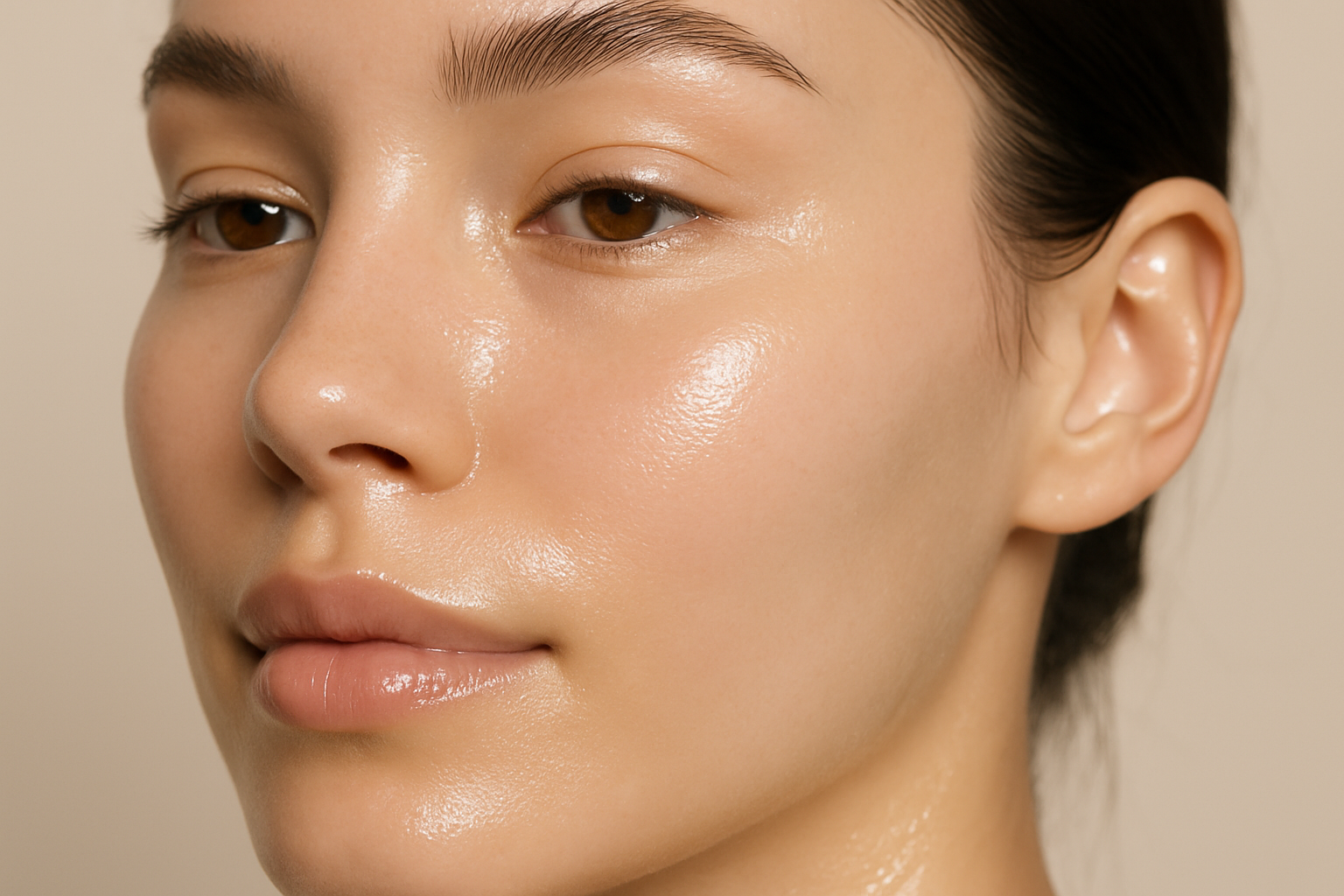 hydrated skin