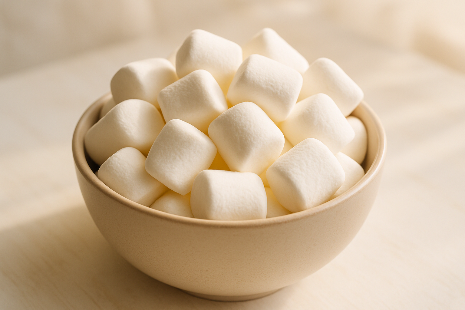 marshmallows in a bowl