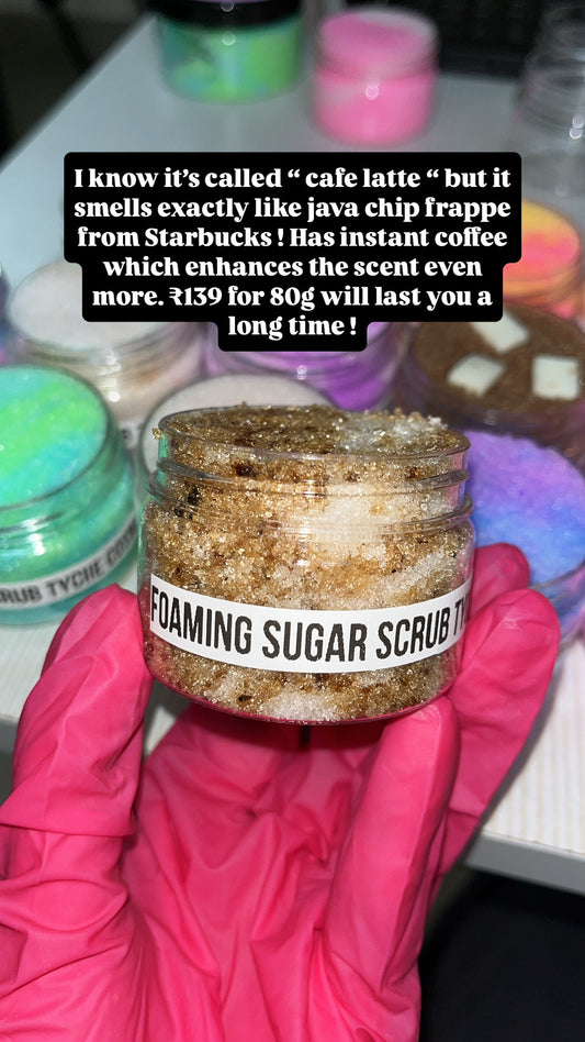Cafe Latte Foaming Body Scrub - 80g/600g