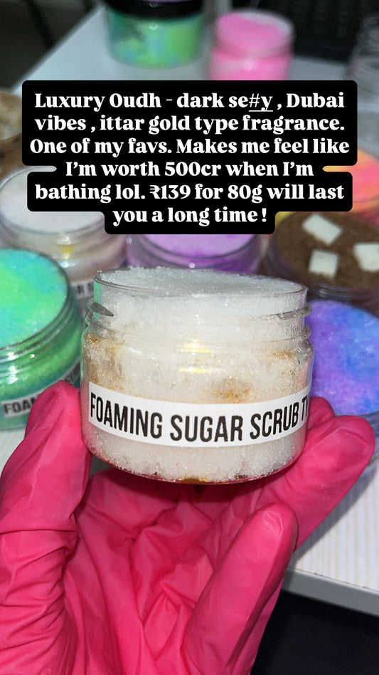 Luxury Oudh Foaming Body Scrub - 80g / 600g