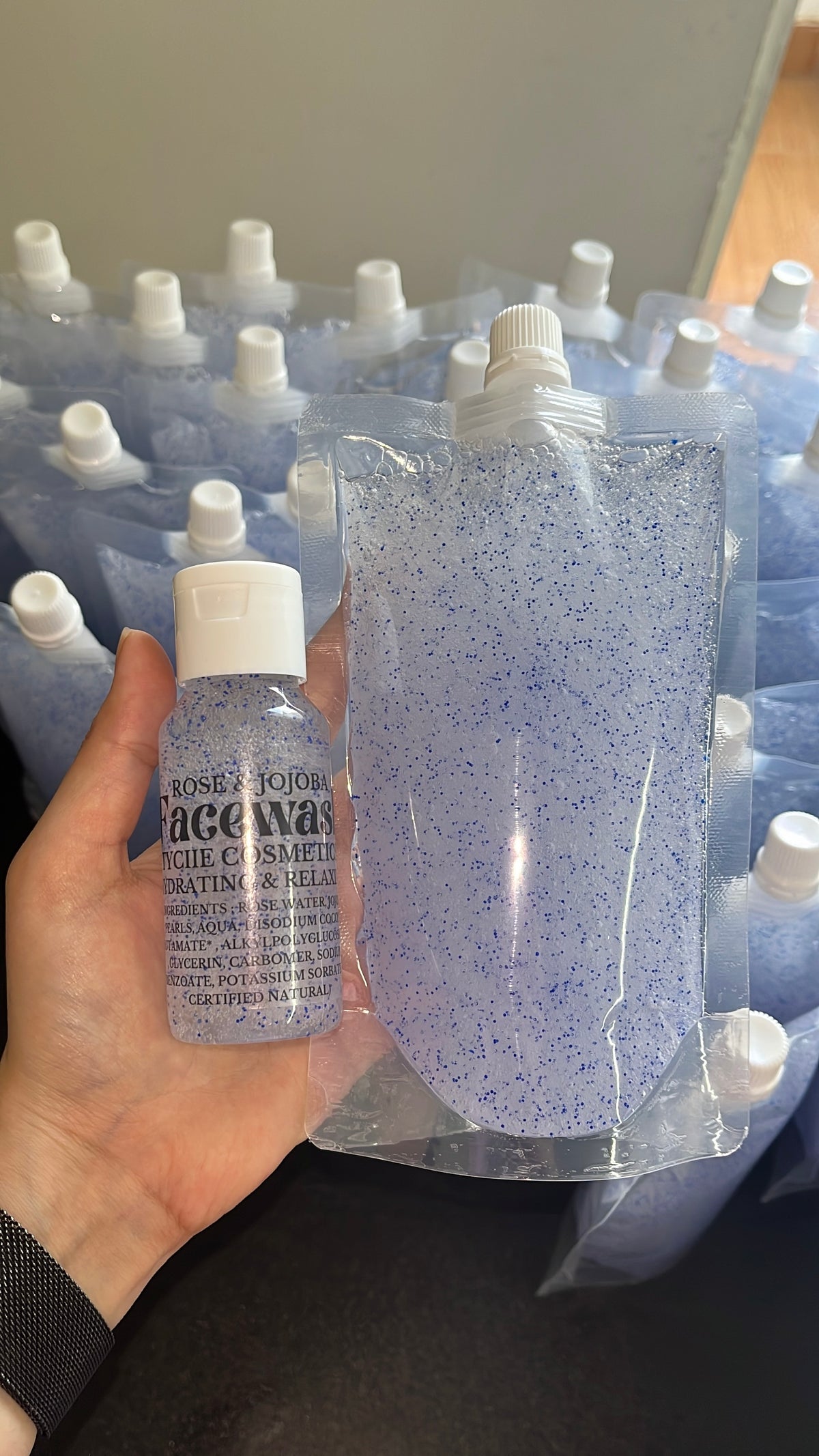 Rose & Jojoba Face wash 60ml + Refill set 250ml