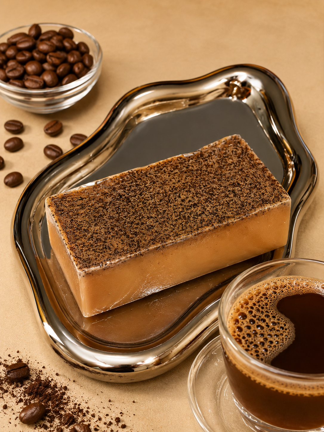 Filter Coffee ☕ + Triple Butter Scrub Soap - 120g 🫧🧼