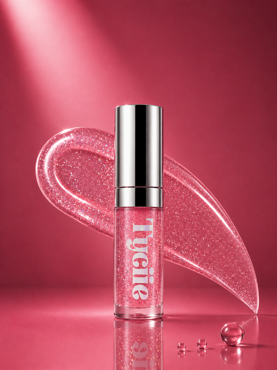 CINDY Pink Glitter Hydrating Lip Gloss 8ml ✨