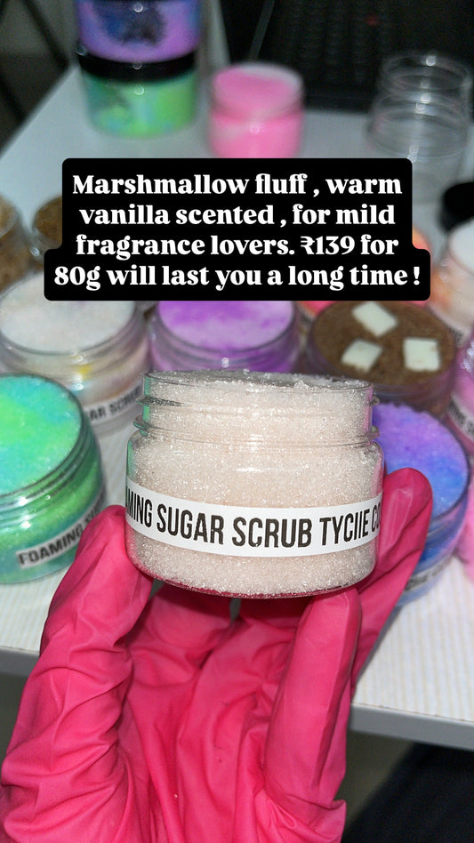 Marshmallow Fluff Foaming Body Scrub 80g/600g