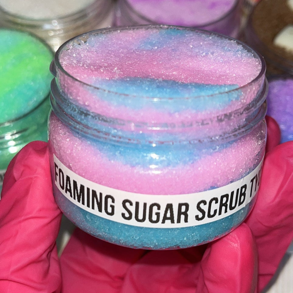 Bubblegum Foaming Sugar Scrub 80g / 300g / 1kg 🍬🫧🧼