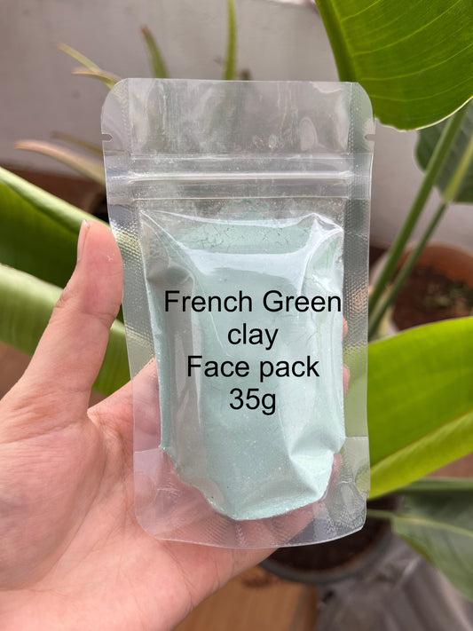 French Green Clay Face Pack - 35g