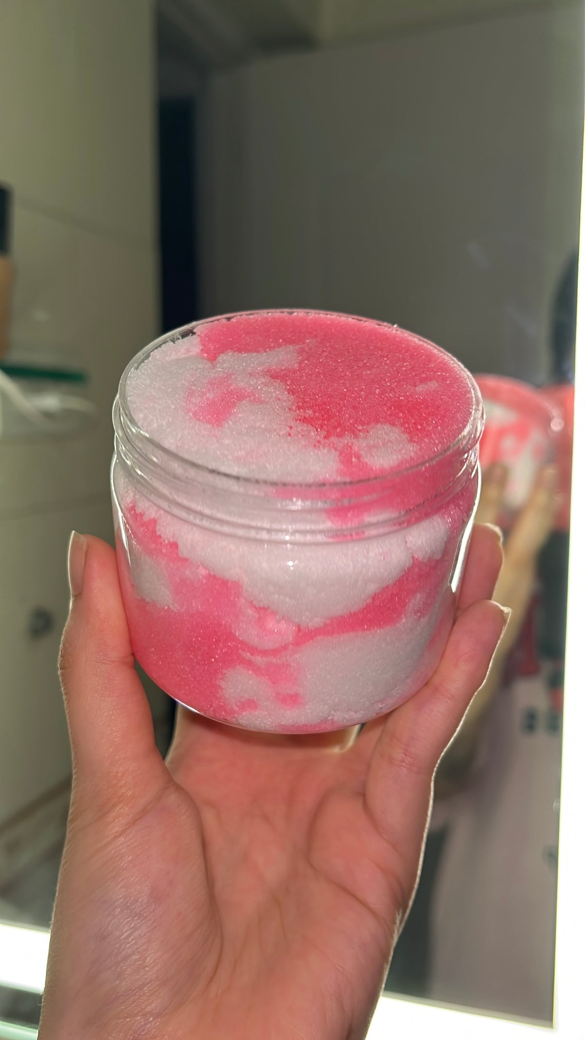 Strawberry Vanilla Foaming Sugar Scrub 240g / 1kg 🍓🫧🧼