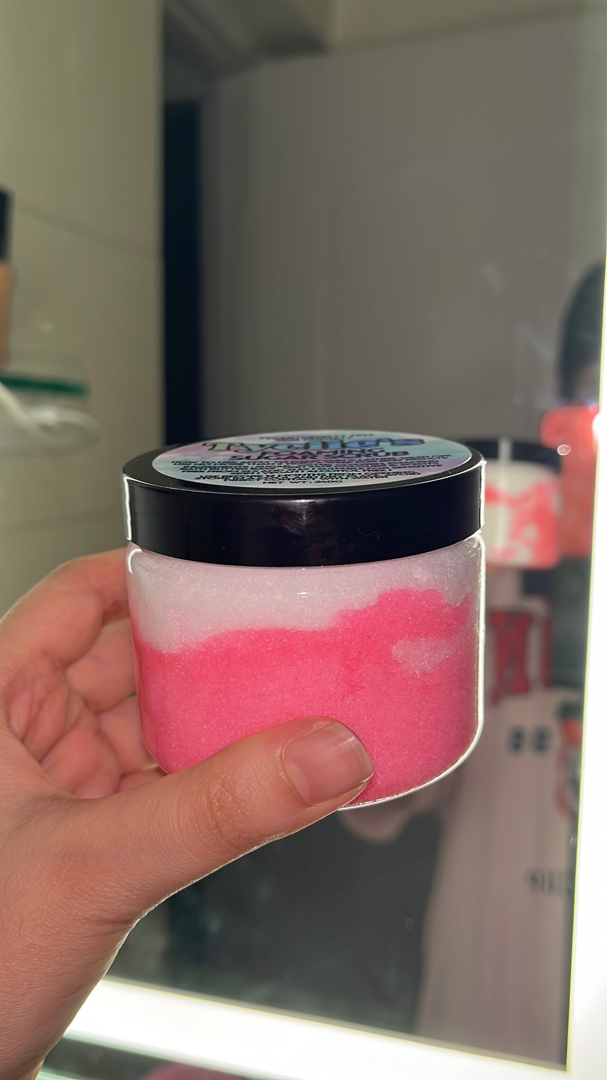 Strawberry Vanilla Foaming Sugar Scrub 240g / 1kg 🍓🫧🧼