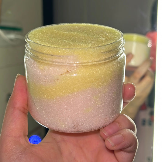 Pineapple Party ( Pinacollada scented ) Foaming Sugar Scrub 240g / 1kg 🍍🫧🧼