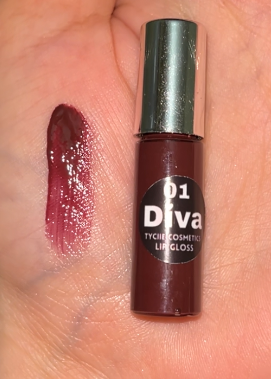 Diva Hydrating Lip Gloss Mini Size 2ml ✨
