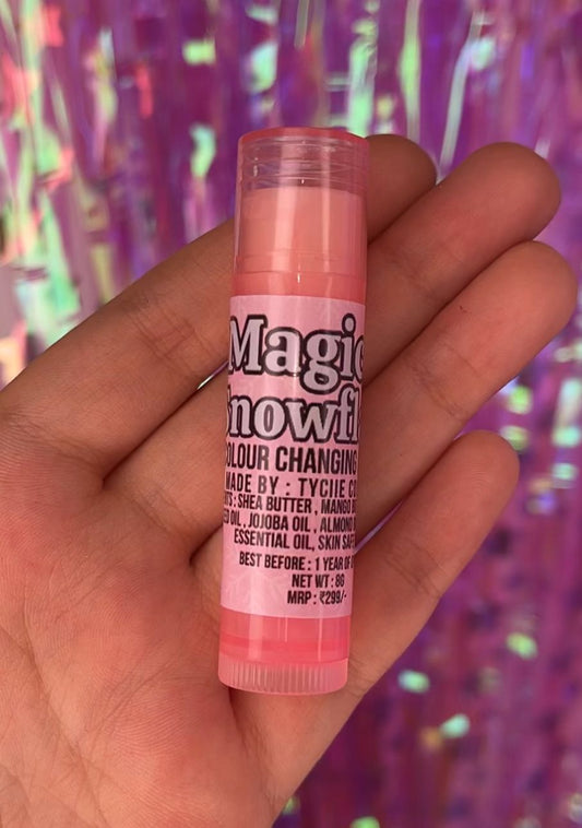 Magic Snowflake 8g Colour Changing PH chapstick