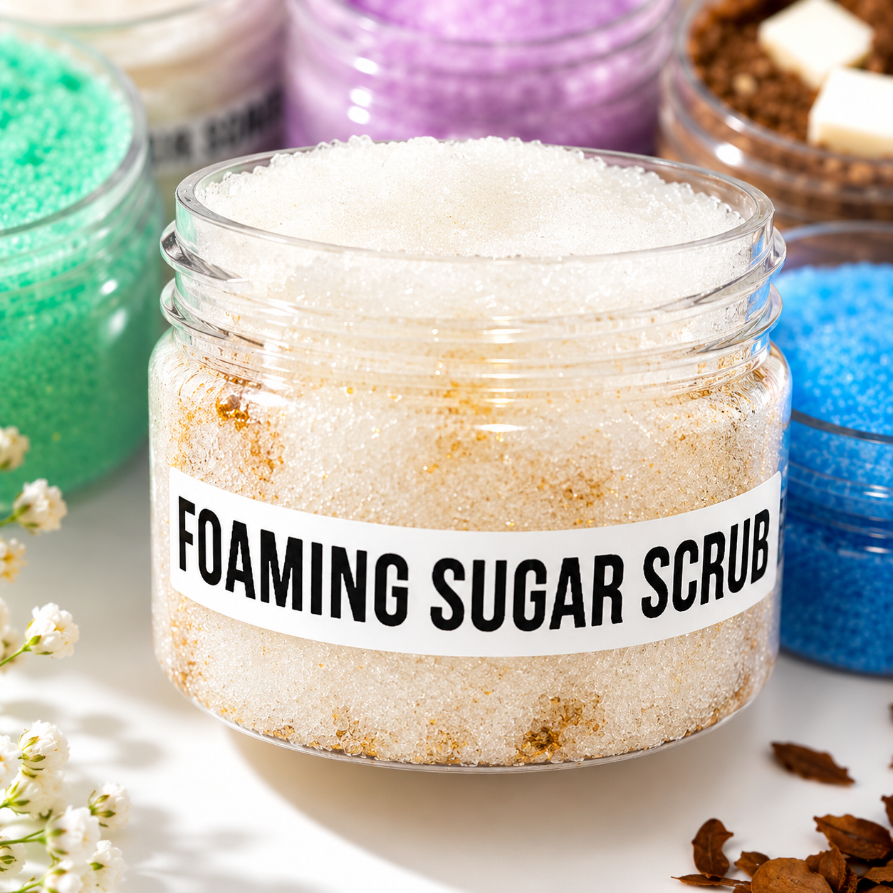 Luxury Oudh Foaming Sugar Scrub 80g / 300g / 1kg ✨🫧🧼