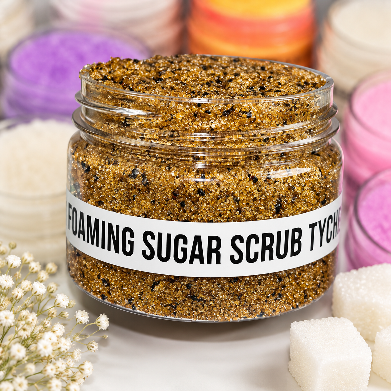 Filter Coffee Foaming Sugar Scrub 80g / 300g / 1kg ☕🫧🧼