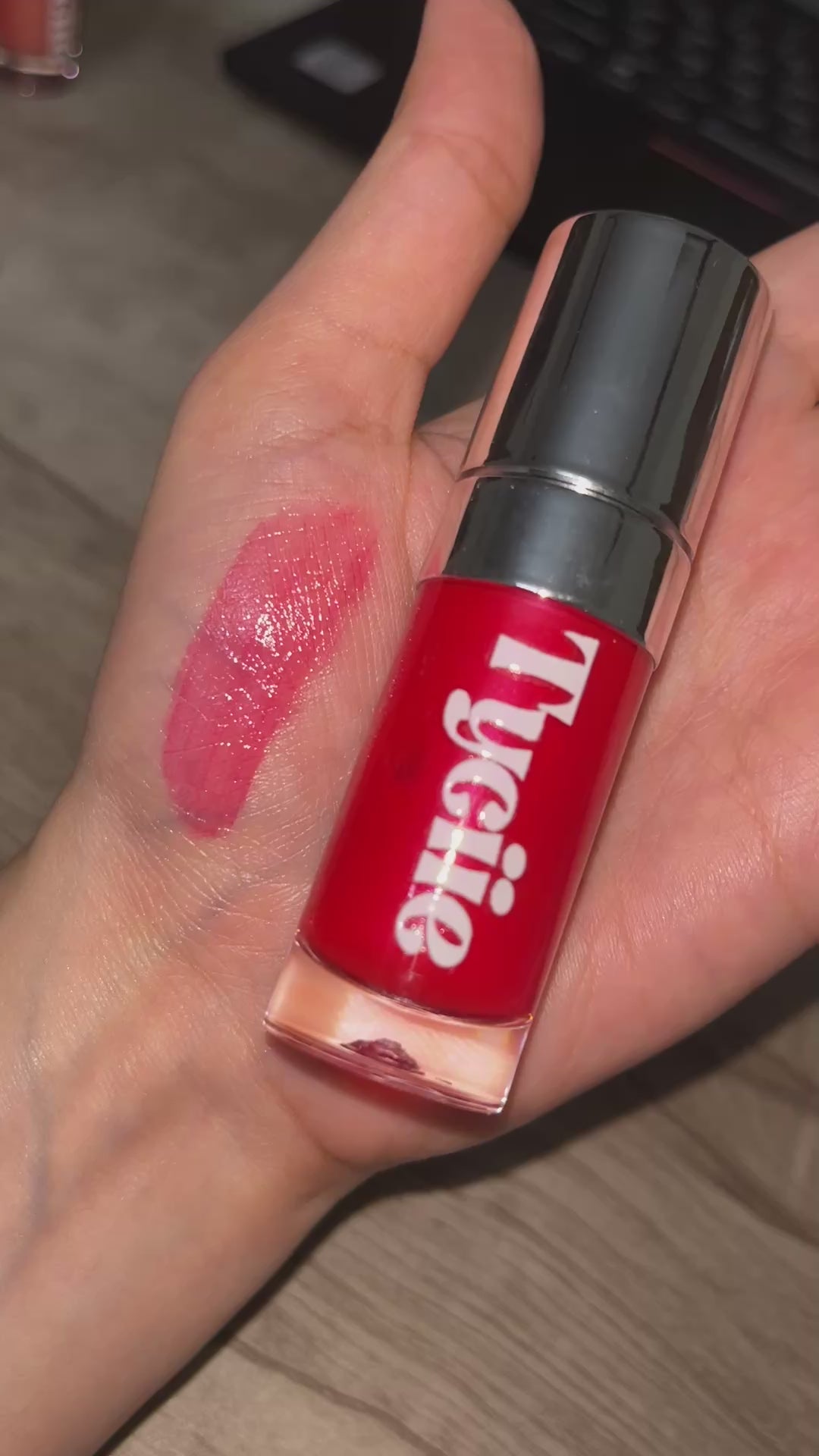BARBIE Neon Pink Hydrating Lip Gloss 8ml ✨